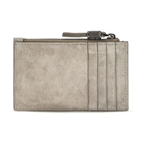 Gray Calf Leather Bos Taurus Wallet