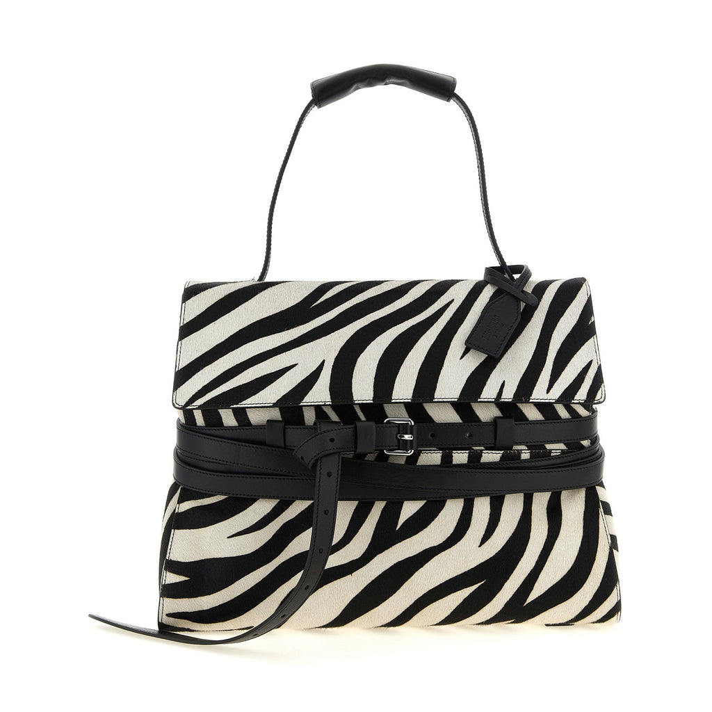 Bicolor Calfskin Handbag