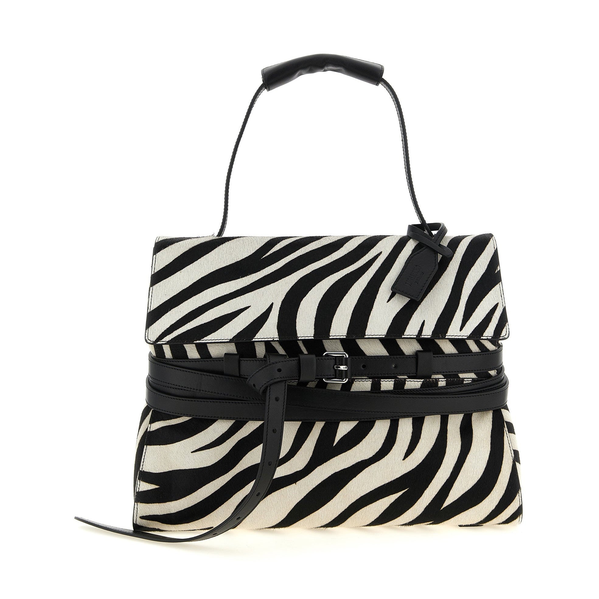 Bicolor Calfskin Handbag