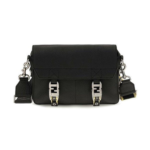 Black Calf Leather Bos Taurus Shoulder Bag