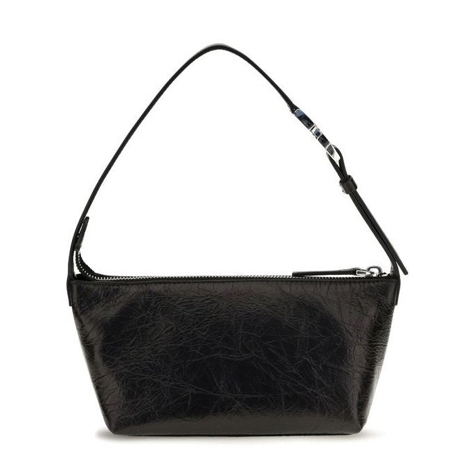 Black Calf Leather Bos Taurus Clutch Bag