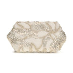 Beige Silk Clutch Bag