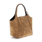 Beige Calf Leather Bos Taurus Backet Bag
