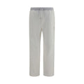 White Cotton Casual Pants