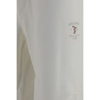 White Cotton Casual Pants