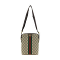 Beige Polyethylene Crossbody Bag