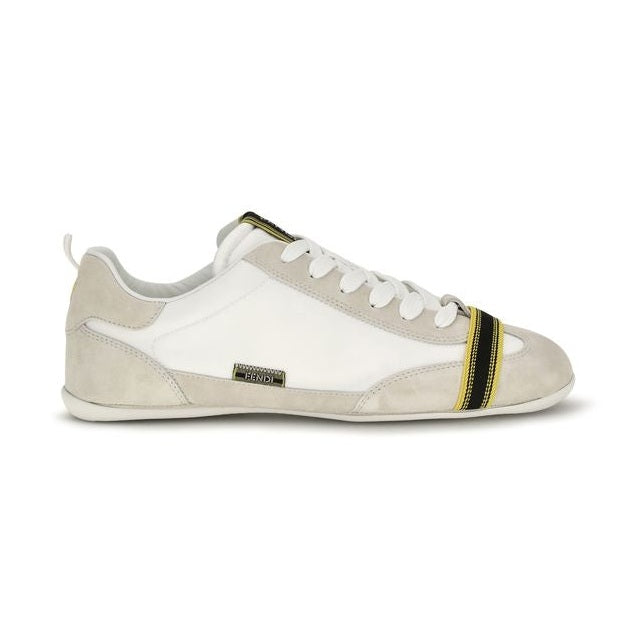 Gray Fabric Athletic Sneakers