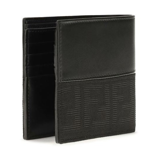 Black Calf Leather Bos Taurus Wallet