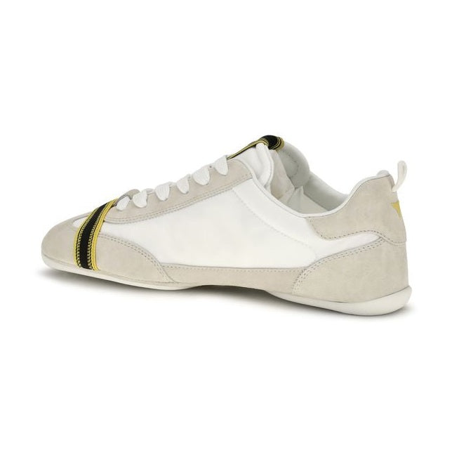 Gray Fabric Athletic Sneakers