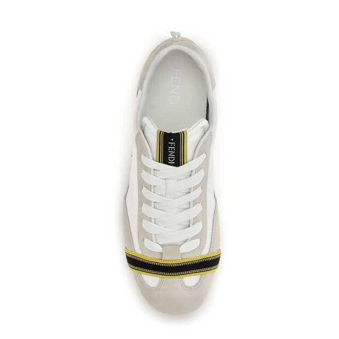 Gray Fabric Athletic Sneakers
