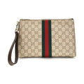 Beige Fabric Handbag