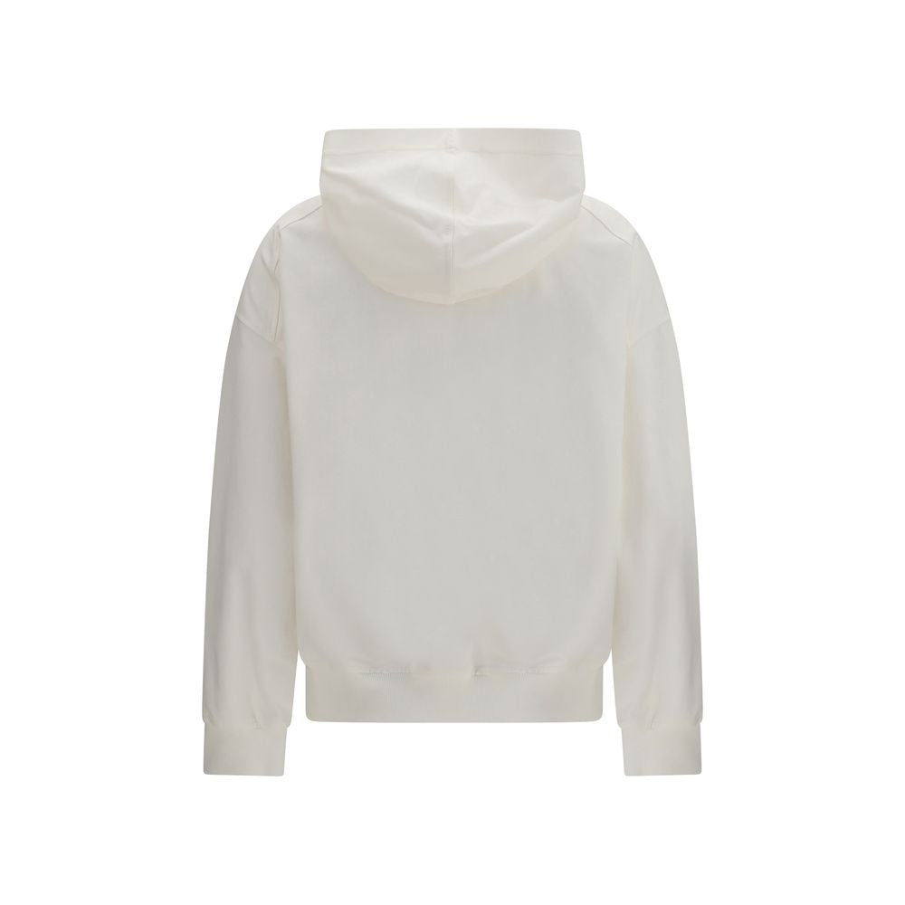 White Cotton Sweatshirt
