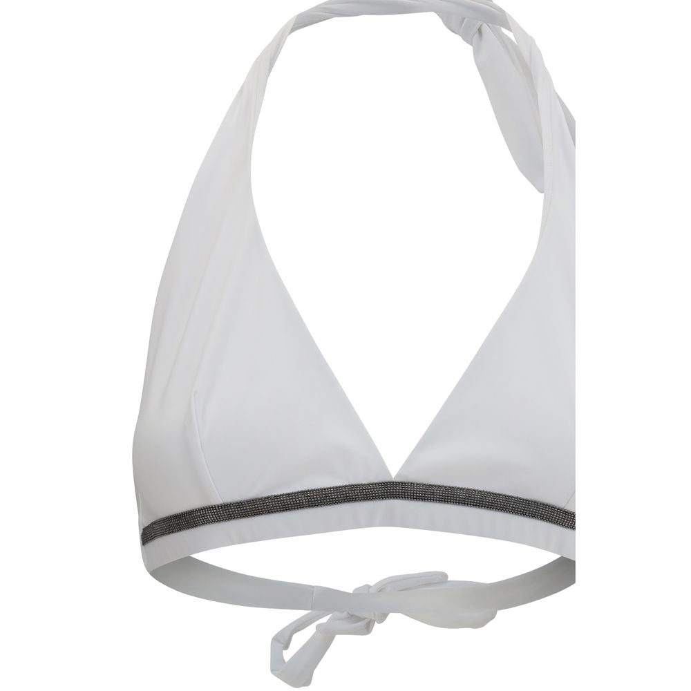 White Polyamide Bikini