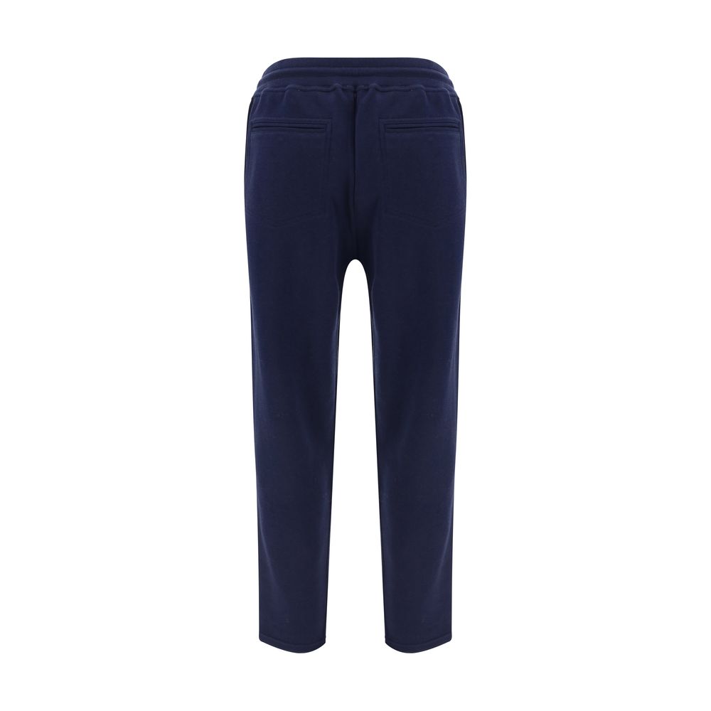 Blue Cotton Joggers (Workout Pants)
