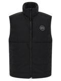 Black Polyamide Sleeveless Jacket