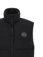 Black Polyamide Sleeveless Jacket