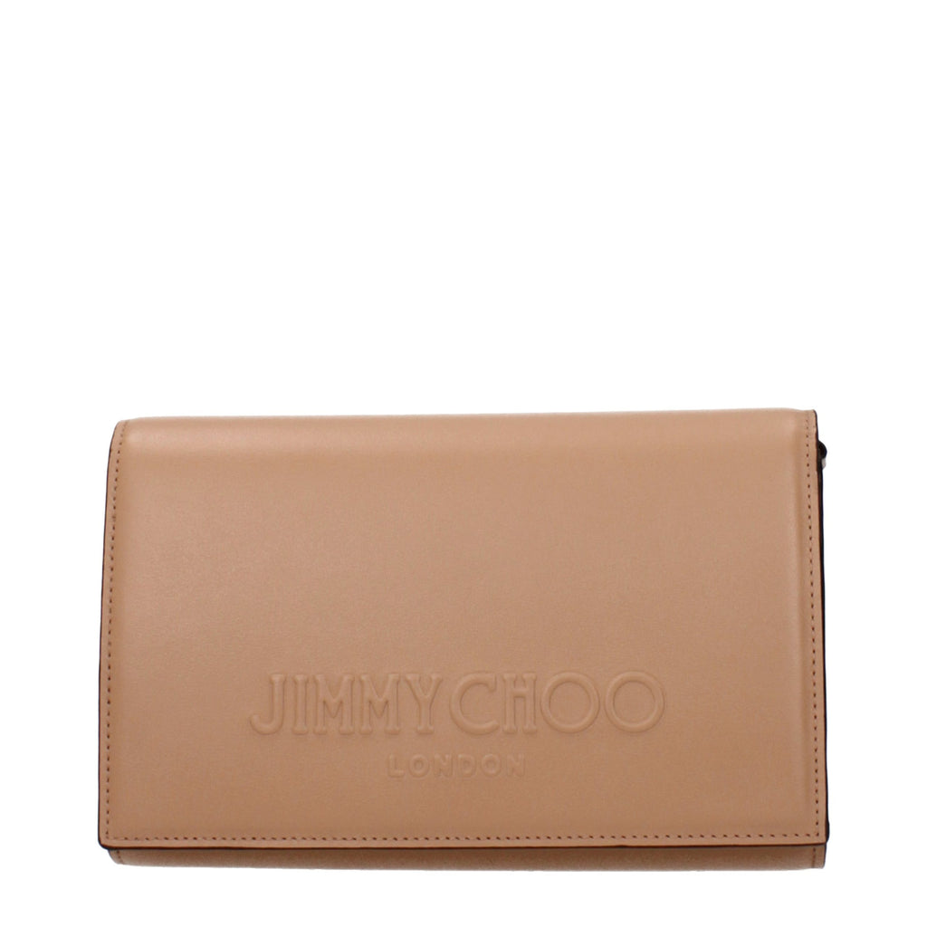 Brown Leather Clutch Bag