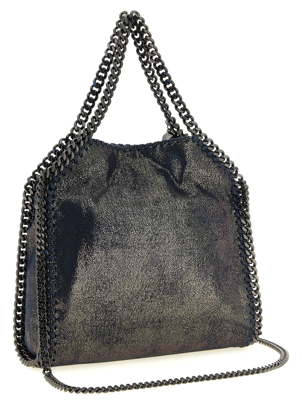 Blue Polyester Handbag