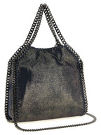 Blue Polyester Handbag