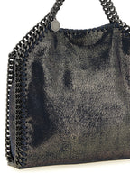 Blue Polyester Handbag