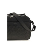 Black Calf Leather Bos Taurus Shoulder Bag