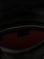 Black Lamb Leather Shoulder Bag