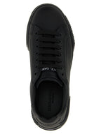 Black Calfskin Low Top Sneakers