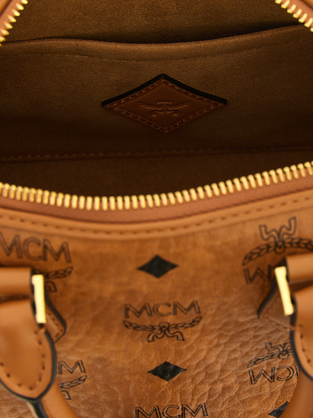 Brown Polyethylene Handbag