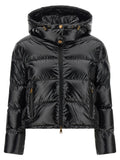 Black Polyamide Full-Length Jacket