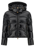 Black Polyamide Full-Length Jacket