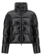Black Polyamide Full-Length Jacket
