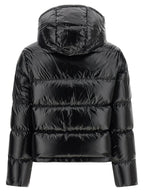 Black Polyamide Full-Length Jacket