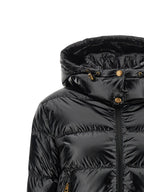 Black Polyamide Full-Length Jacket