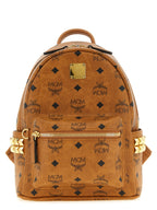 Brown Polyethylene Backpack