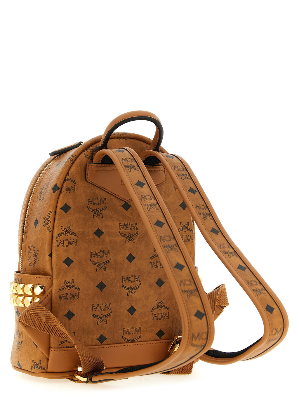 Brown Polyethylene Backpack