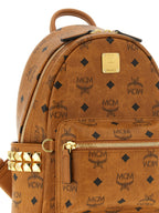 Brown Polyethylene Backpack