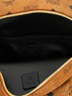 Brown Polyethylene Backpack