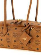 Brown Polyethylene Shoulder Bag