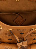 Brown Polyethylene Backpack