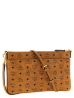 Brown Polyethylene Clutch Bag