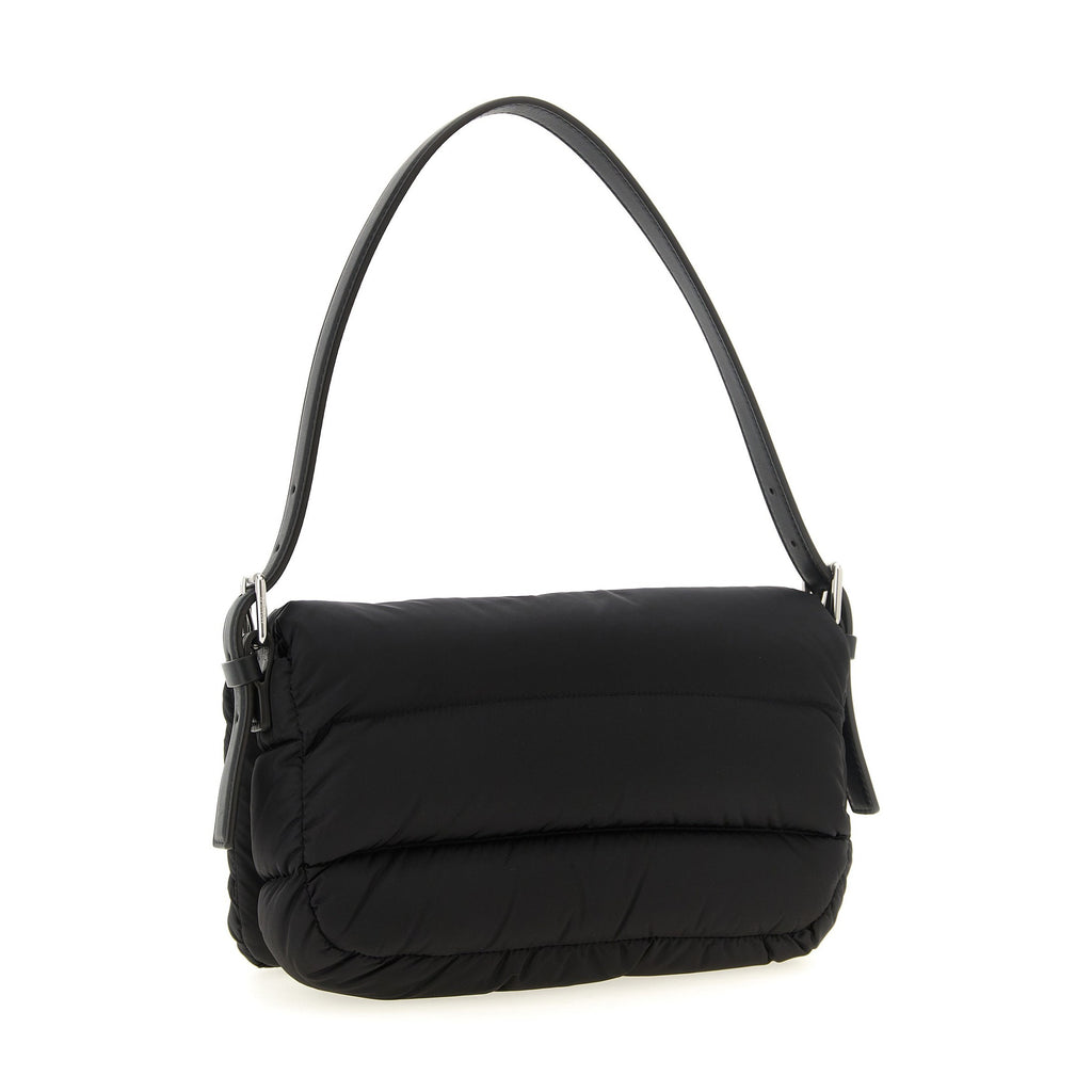 Black Polyamide Shoulder Bag
