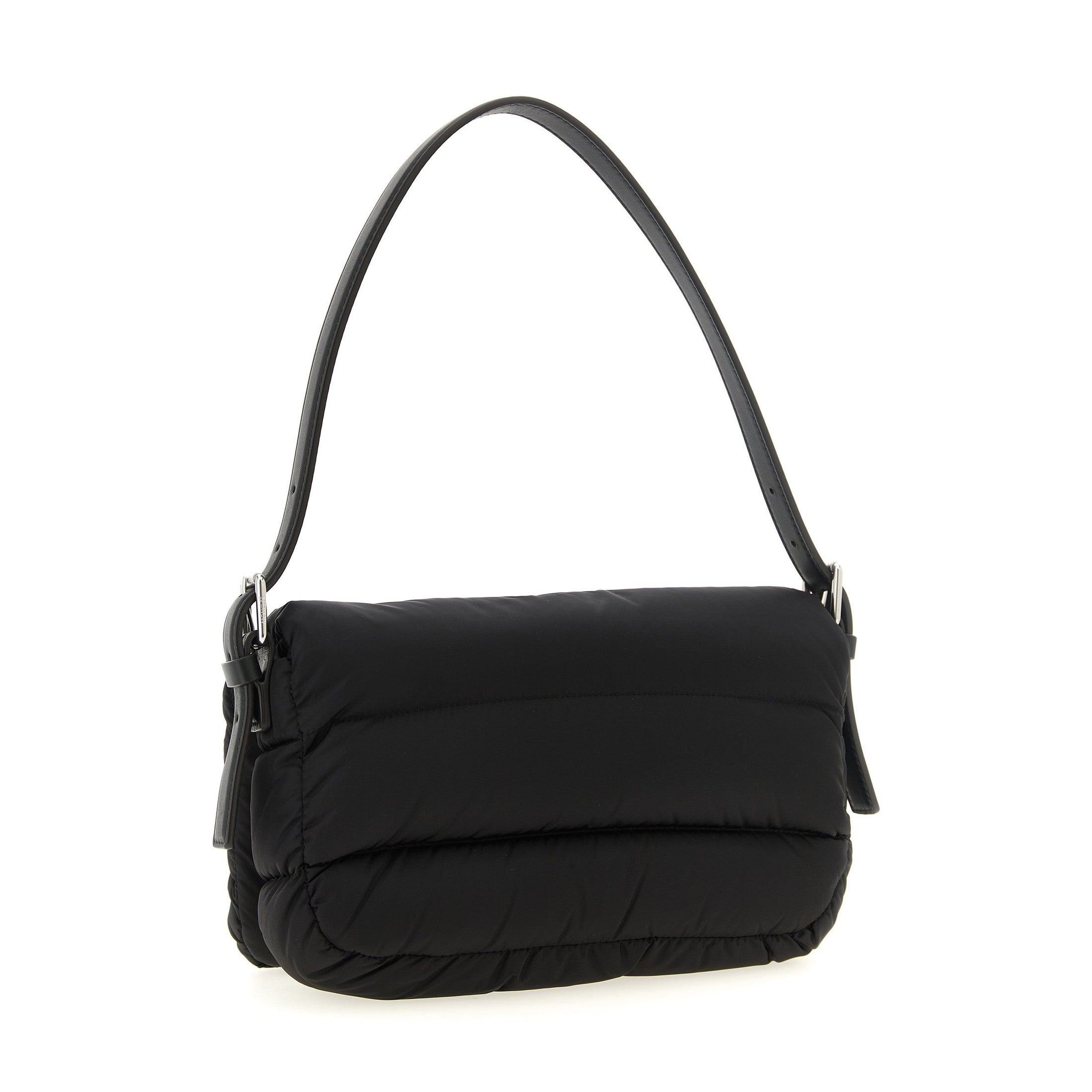 Black Polyamide Shoulder Bag
