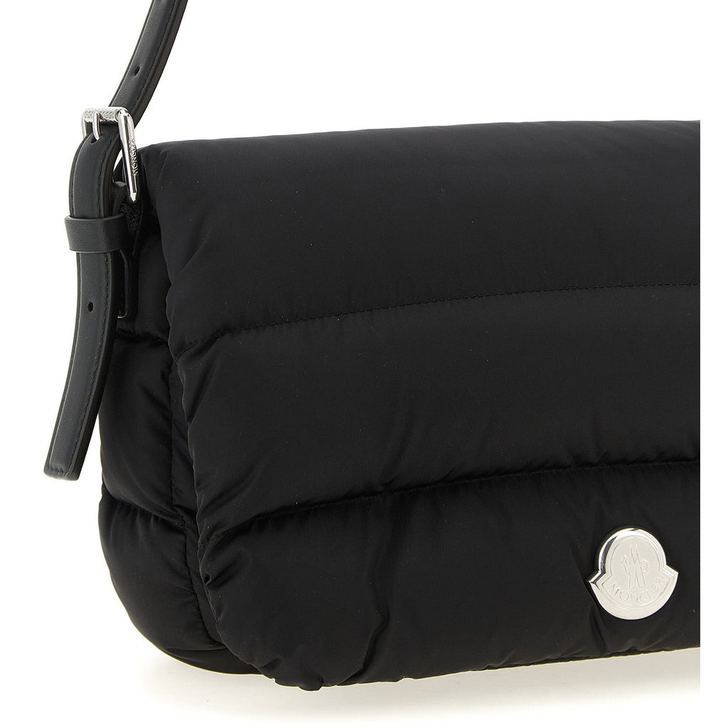 Black Polyamide Shoulder Bag