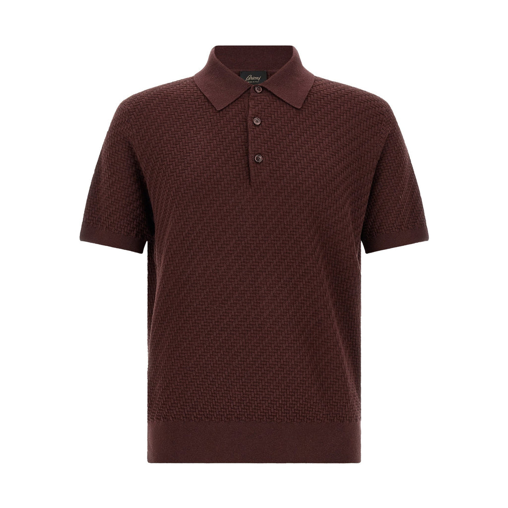 Purple Cotton Polo Shirt