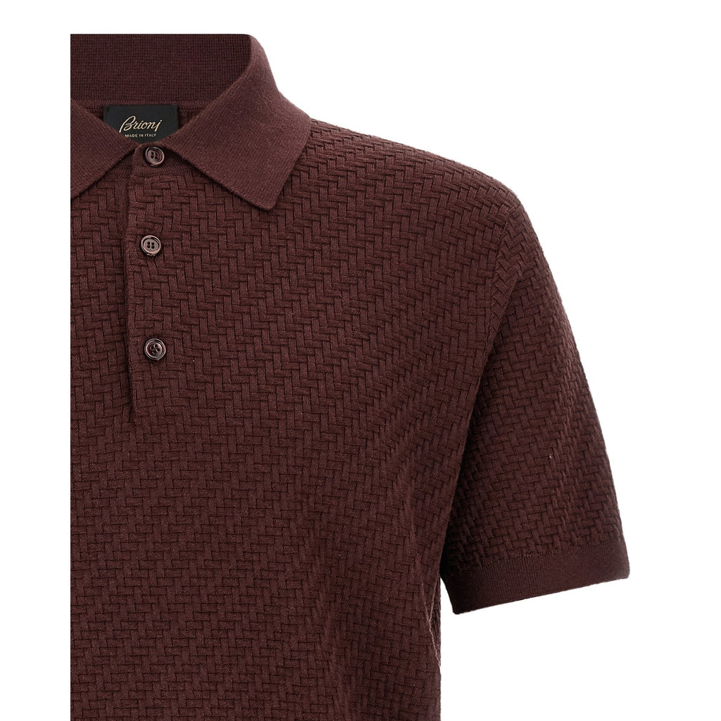 Purple Cotton Polo Shirt