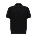 Black Cotton Polo Shirt