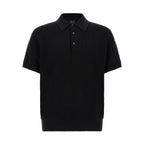 Black Cotton Polo Shirt