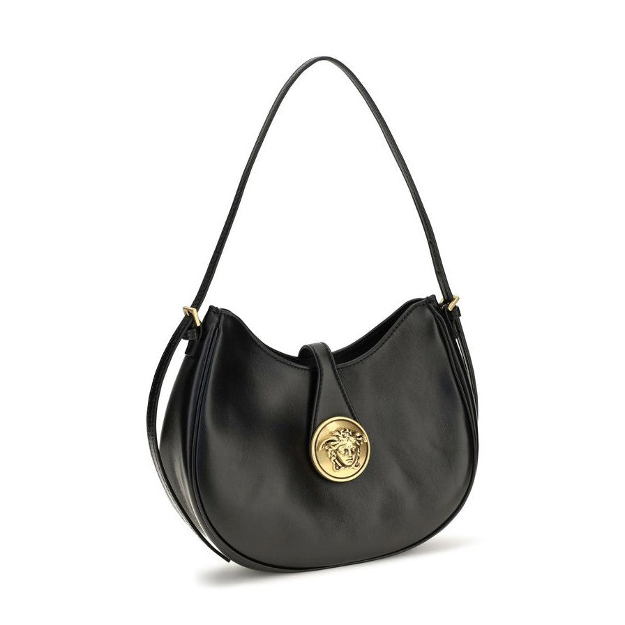 Black Calf Leather Bos Taurus Shoulder Bag