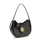 Black Calf Leather Bos Taurus Shoulder Bag