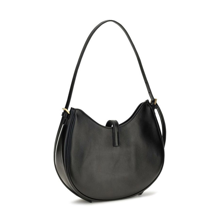 Black Calf Leather Bos Taurus Shoulder Bag